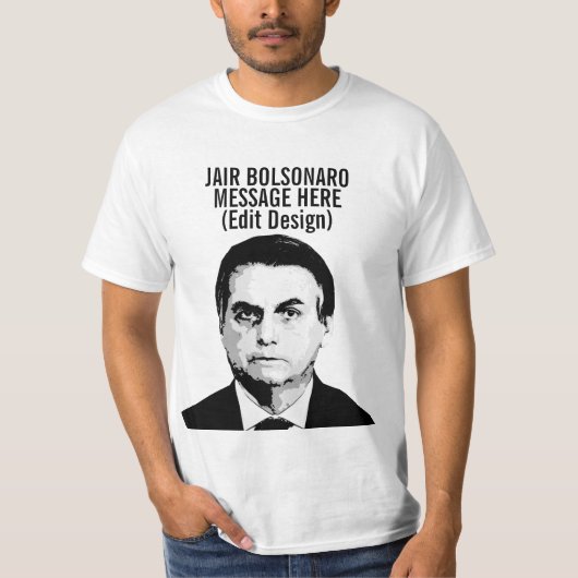 PERSONALIZED JAIR BOLSONARO T-SHIRT (Voorkant)