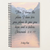 Personalized Jeremiah 29:11 Planner (Voorkant)
