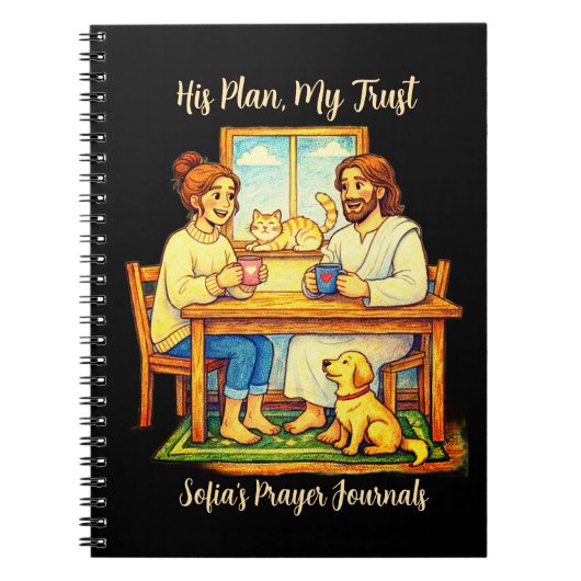 Personalized Jesus Gift Journal & Notebook (Devant)