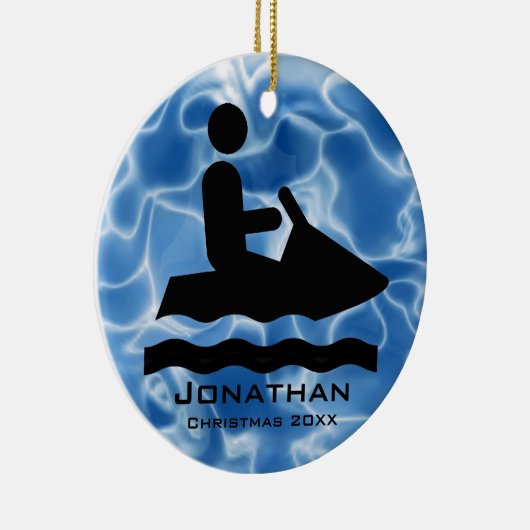 Personalized Jet Ski Ornament (Rechts)