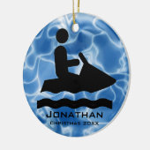 Personalized Jet Ski Ornament (Links)