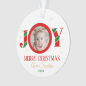 Personalized Joy Christmas Photo (devant)
