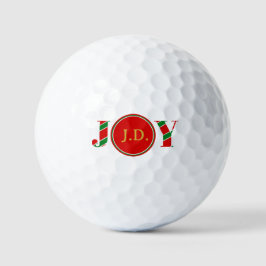 Personalized Joy GOLFMAS Christmas Golf Ball  Golfballen