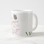 Personalized Ju Lian Design Floral Butterfly Mug (Devant droit)