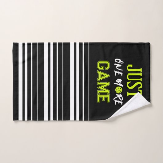 Personalized Just One More Game Funny (Serviette à main)