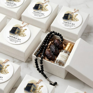 PERSONALIZED KA'BAH HAJJ MABRUR  BEDANKJES LABELS
