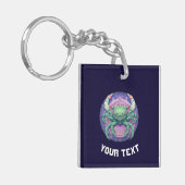 PERSONALIZED KANKER STERRENBEELD SLEUTELHANGER (Voorkant Links)