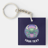 PERSONALIZED KANKER STERRENBEELD SLEUTELHANGER (Voorkant)