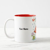 Personalized Karakasa Obake Mug | Custom Name & Me (Gauche)