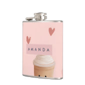 Personalized Kawaii Iced Coffee Pattern Heupfles (Links)