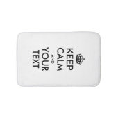 Personalized KEEP CALM and YOUR Badmat (Voorkant)