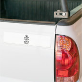 Personalized KEEP CALM and YOUR Bumpersticker (Op Truck)