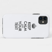Personalized KEEP CALM and YOUR Case-Mate iPhone Case (Achterkant (horizontaal))