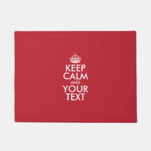Personalized KEEP CALM and YOUR Deurmat