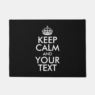 Personalized KEEP CALM and YOUR Deurmat