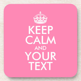 Personalized KEEP CALM and YOUR Onderzetter