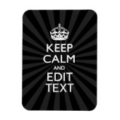 Personalized KEEP CALM and your text Creative Magneet (Verticaal)