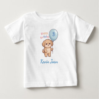 Personalized Kids Birthday T-Shirt, Custom Name