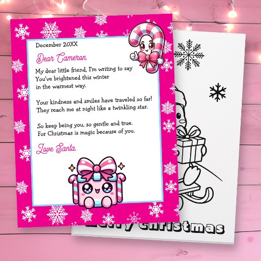 Personalized Kid's Letter from Santa 