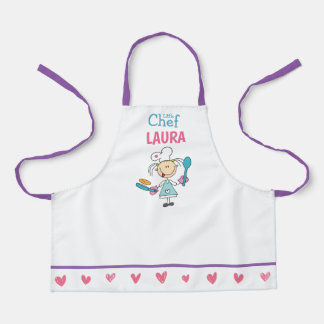 Personalized Kids Pancake Chef Apron Schort