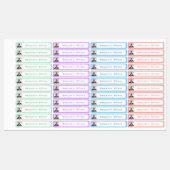 Personalized Kids Photo Name Waterproof  Labels (Vel)