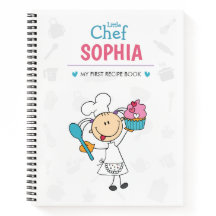 Personalized Kids Recipe Notebook – Little Chef