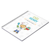 Personalized Kids Recipe Notebook Notitieboek (Linkerzijde)