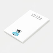 Personalized kindergarten school teacher funny owl post-it® notes (Schuin)