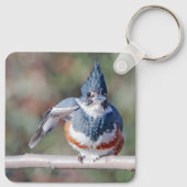 Personalized Kingfisher Friendly Bird Sleutelhanger (Achterkant)