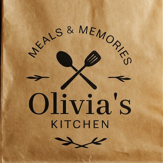 Personalized Kitchen Logo Rubber Stamp Rubberstempel