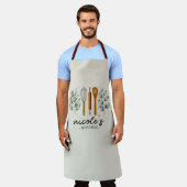 Personalized Kitchen Utensils Apron Schort (Gedragen)