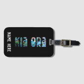 PERSONALIZED KIWI GREETING PAUA BAGAGELABEL (Voorkant (horizontaal))