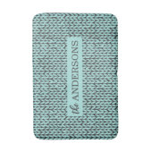 Personalized Knit Pattern  Badmat (Voorkant Verticaal)