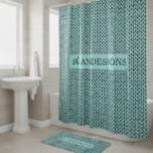 Personalized Knit Pattern  Badmat