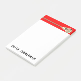 Personalized Lacrosse Post-it® Notes