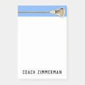 Personalized Lacrosse Post-it® Notes (Voorkant)