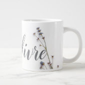 Personalized L'Art de Vivre Slow Living Aesthetic Extra Grote Beker (Rechts)