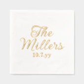 Personalized Last Name Custom Wedding Reception (Recto)