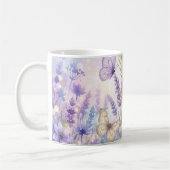 Personalized Lavender Butterfly Classic 11oz Mug (Gauche)