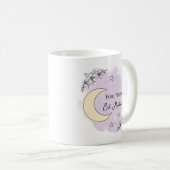 Personalized Lavender Eid Mubarak Coffee Mug (Devant droit)