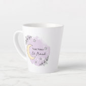 Personalized Lavender Eid Mubarak Coffee Mug (Angle gauche)