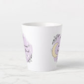 Personalized Lavender Eid Mubarak Coffee Mug (Devant)