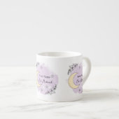 Personalized Lavender Eid Mubarak Espresso Mug (Devant droit)