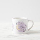 Personalized Lavender Eid Mubarak Espresso Mug (Droite)
