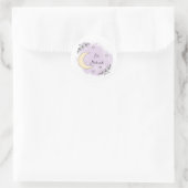 Personalized Lavender Eid Mubarak Stickers (Tas)