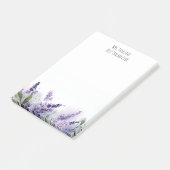 Personalized Lavender Flowers Teacher Appreciation Post-it® Notes (Schuin)