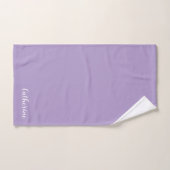 Personalized Lavender Towels Set with Name  Bad Handdoek (Handdoek)