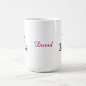 Personalized Leadership Coffee Mug for Him (Centre)