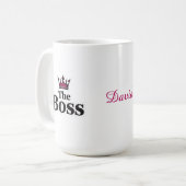 Personalized Leadership Coffee Mug for Him (Devant gauche)