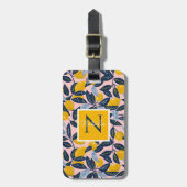 Personalized Lemon Luggage Tag Bagagelabel (Voorkant verticaal)